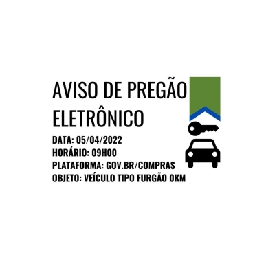AVISO DE PREGÃO ELETRÔNICO Nº 006/2022